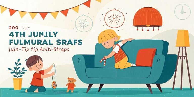 Baby-Proof Your Home: Essential Anti-Tip Straps for a Worry-Free Fourth of July